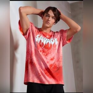 POPULAR poison savage vintage tye die tee size medium
